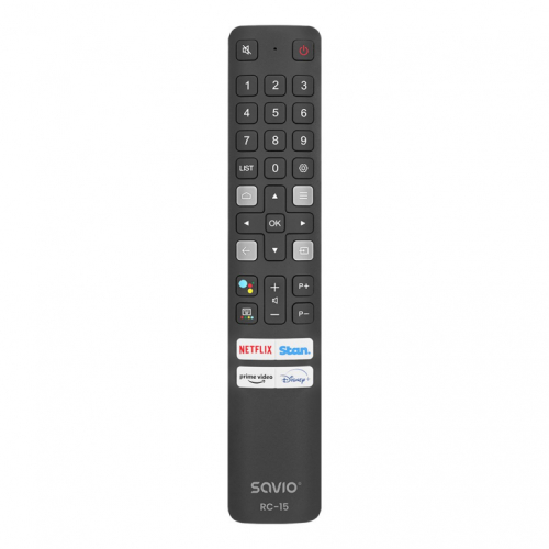 SAVIO RC-15 universal remote control/replacement for TCL , SMART TV