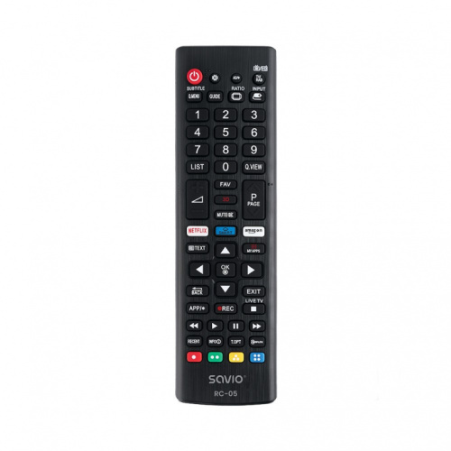 SAVIO Universal remote controller/replacement for LG TV RC-05 IR Wireless