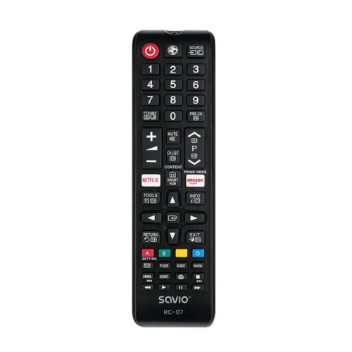 Savio RC-07, Samsung TV, must - Teleri asenduspult / TVPUSARC07