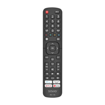 Savio RC-14, Hisense TV, must - Teleri asenduspult / TVPUSARC14