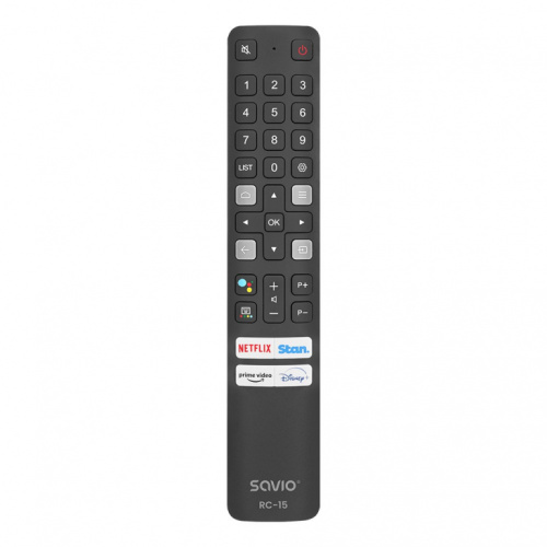 Savio RC-15 universal /replacement for TCL SMART TV remote control IR Wireless Press buttons