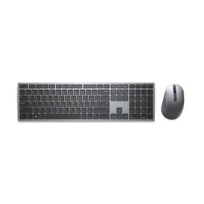 Dell Premier Wireless Keyboard and Mouse KM7321W - Keyboard and mouse set - wireless - 2.4 GHz, Bluetooth 5.0 - QWERTY - ENG/RUS - titan grey 