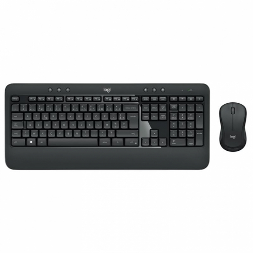 Logitech MK540, SWE, must - Juhtmevaba klaviatuur + hiir / 920-008683