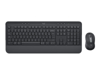 LOGITECH Signature MK650 Combo for Business Keyboard and mouse set wireless 2.4 GHz Bluetooth LE QWERTY (PAN)