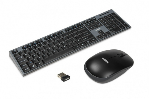 iBox IKMS606W keyboard RF Wireless English Black