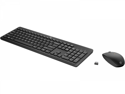 HP 235 - Keyboard and mouse set - wireless - Eng/Est