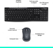 Logitech MK270 Wireless Combo - Keyboard and mouse set - wireless - 2.4 GHz - Nordic