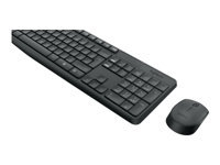 LOGITECH MK235 Keyboard and mouse set wireless 2.4 GHz Nordic (PAN)