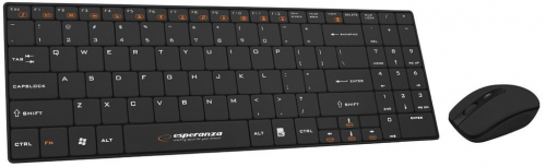 Esperanza EK122K keyboard RF Wireless QWERTY Black