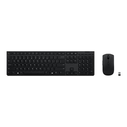Lenovo | Professional Wireless Rechargeable Combo Keyboard and Mouse | Keyboard and Mouse Set | Wireless | Mouse included | Estonia | Bluetooth | Grey