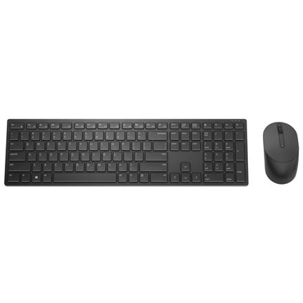 Dell | Pro Keyboard and Mouse | KM5221W | Keyboard and Mouse Set | Wireless | Batteries included | US | Black | Wireless connection