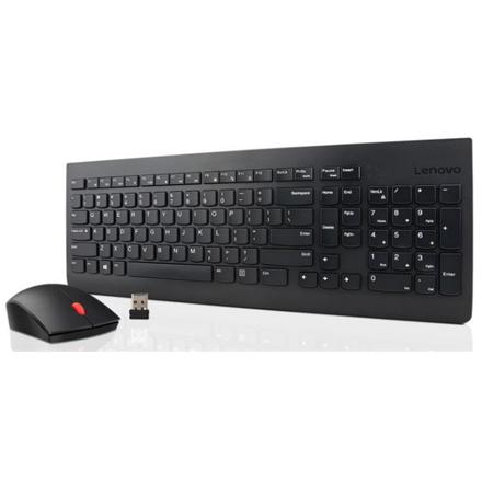 Lenovo | Essential | Essential Wireless Keyboard and Mouse Combo - Russian | Keyboard and Mouse Set | Wireless | Batteries included | EN/RU | Black | Wireless connection 4X30M39487