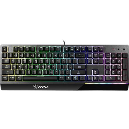 MSI Vigor GK30 Gaming Keyboard, US Layout, Wired, Black | MSI | Vigor GK30 | Gaming keyboard | Wired | RGB LED light | US | Black Vigor GK30 US