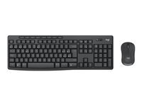 Logitech MK370 Combo for Business - Keyboard and mouse set - wireless - Bluetooth LE - QWERTY - Nordic - graphite 