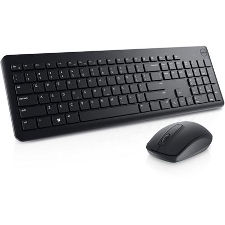 Dell | Keyboard and Mouse | KM3322W | Keyboard and Mouse Set | Wireless | Batteries included | EE | Black | Wireless connection