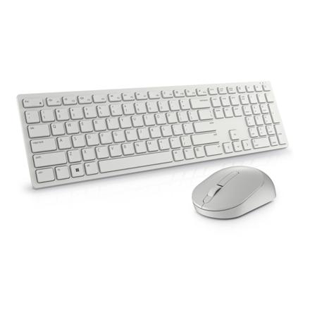 Dell | Keyboard and Mouse | KM5221W Pro | Keyboard and Mouse Set | Wireless | Mouse included | RU | White | 2.4 GHz