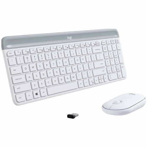 LOGITECH MK470 Slim Wireless Combo - OFF-WHITE - US INT'L