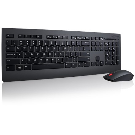 Lenovo 4X30H56829 keyboard Mouse included Universal RF Wireless QWERTY US English Black