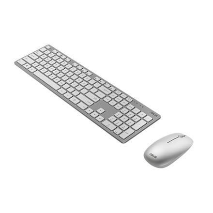 Asus | W5000 | Keyboard and Mouse Set | Wireless | Mouse included | RU | White | 460 g 393671