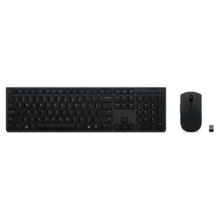 Lenovo | Professional Wireless Rechargeable Combo Keyboard and Mouse | Keyboard and Mouse Set | Wireless | Mouse included | US | Bluetooth | Grey