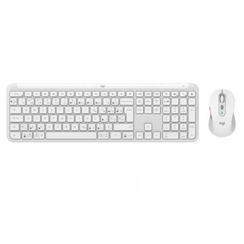 Logitech Signature Slim Combo MK950, US, valge - Juhtmevaba desktop / 920-012491