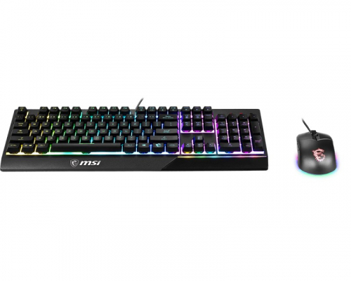 MSI Vigor GK30 Combo USB QWERTY Keyboard + Mouse GM11 Black