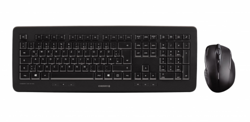 CHERRY DW 5100 keyboard Mouse included Universal RF Wireless US English Black