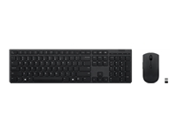 LENOVO Professional Wireless Rechargeable Combo Keyboard and Mouse US English & Euro