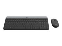 LOGITECH Slim Wireless Keyboard and Mouse Combo MK470 - GRAPHITE - US INTNL - INTNL