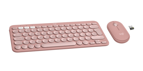 Logitech Mouse and keyboard set 920-012241 / Pebble 2 Combo Pink