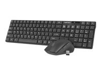 NATEC NZB-1440 Natec Set 2in1 STINGRAY Wirelesss Keyboard+Mouse, US Layout