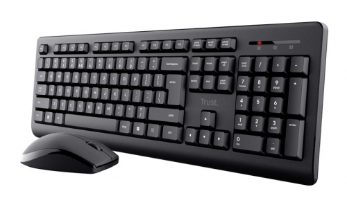 Trust Primo keyboard Mouse included Universal RF Wireless QWERTY US English Black