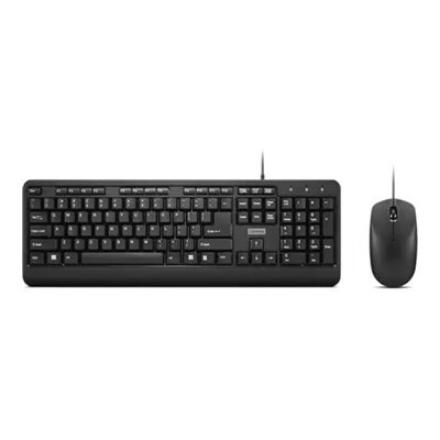 Lenovo | 160 Combo | Keyboard | Wired | Mouse included | US | Black | USB-A 2.0