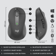 Logitech Signature MK650 Combo for Business - Keyboard and mouse set - wireless - Bluetooth LE - QWERTY - Nordic