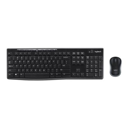 Logitech MK270 | Keyboard and Mouse Set | Wireless | US | Black