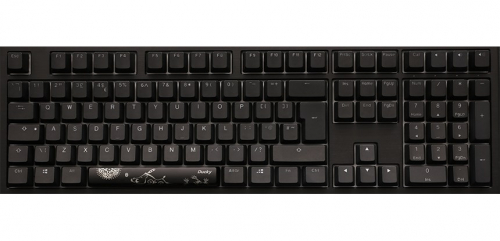 Ducky Shine 7 keyboard Mouse included Gaming USB German Black