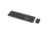 LOGITECH Signature Slim Combo MK950 Keyboard and mouse set wireless Bluetooth 5.1 LE QWERTY graphite (PAN)