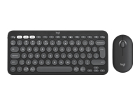 LOGITECH Pebble 2 Combo - TONAL GRAPHITE - (US) INTL - 2.4GHZ/BT - N/A - INTNL-973 - UNIVERSAL