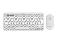 LOGITECH Pebble 2 Combo - TONAL WHITE - (US) INTL - 2.4GHZ/BT - N/A - INTNL-973 - UNIVERSAL