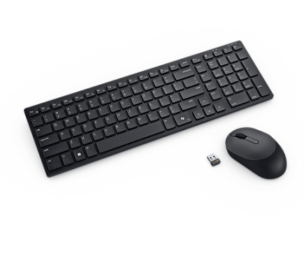 Dell Silent Keyboard and Mouse - KM555 - US International (QWERTY)