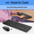HP 230 Wireless Mouse Keyboard Combo - Black - US ENG