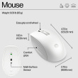 HP 655 Wireless Mouse Keyboard Combo - White - Nordic