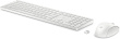 HP 655 Wireless Mouse Keyboard Combo - White - Nordic