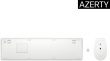 HP 655 Wireless Mouse Keyboard Combo - White - Nordic