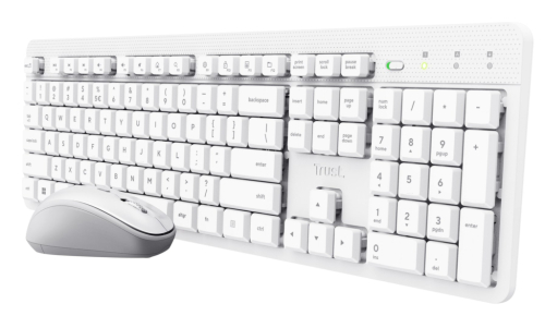 Trust Ody II keyboard Mouse included Home/Office RF Wireless QWERTY US English White