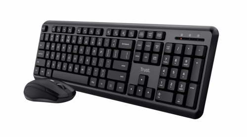 Trust TKM-350 keyboard Mouse included Universal RF Wireless Black