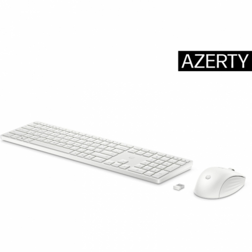 HP 655 Wireless Mouse Keyboard Combo - White - US ENG