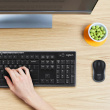 Logitech | MK270 | Keyboard and Mouse Set | Wireless | Mouse included | Batteries included | US | Black, Silver | USB | English | Numeric keypad