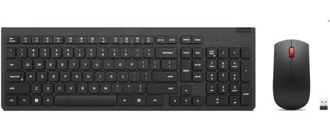 Lenovo | Essential Wireless Combo Keyboard and Mouse Gen2 | Keyboard and Mouse Set | 2.4 GHz | US Euro | Black