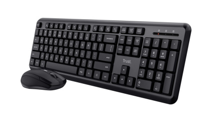 Trust TKM-350 keyboard Mouse included Universal RF Wireless Black